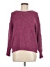 Democracy Tweed Burgundy Pullover Sweater Size M - photo 1