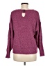 Democracy Tweed Burgundy Pullover Sweater Size M - photo 2