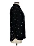 Old Navy 100% Viscose Polka Dots Black Long Sleeve Blouse Size M - photo 4