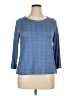 Assorted Brands Blue 3/4 Sleeve Top Size XL - photo 1