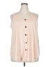 Unbranded Tan Sleeveless Blouse Size 4X - photo 1