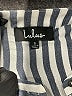 Lulus 100% Viscose Stripes Blue Short Sleeve Blouse Size S - photo 7