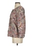 IZOD Paisley Gray Long Sleeve Blouse Size S - photo 5