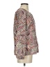 IZOD Paisley Gray Long Sleeve Blouse Size S - photo 4