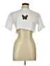 Shein Ivory White Short Sleeve Turtleneck Size 4 - photo 1