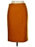 J.Crew 100% Wool Solid Orange Wool Skirt Size 6 - photo 1