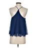 Soprano 100% Polyester Blue Sleeveless Blouse Size S - photo 2