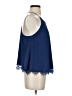 Soprano 100% Polyester Blue Sleeveless Blouse Size S - photo 4