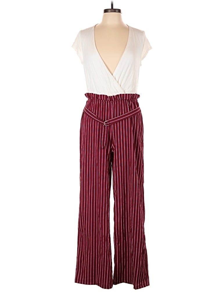 Pre-owned Bailey Blue Jumpsuit In Burgundy