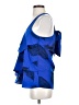 Central Park West 100% Polyester Blue Sleeveless Blouse Size S - photo 5