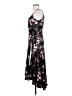 Dee Elly 100% Polyester Floral Black Cocktail Dress Size XXS (estimated) - photo 5