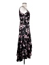 Dee Elly 100% Polyester Floral Black Cocktail Dress Size XXS (estimated) - photo 4
