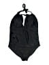 Unbranded Solid Black One Piece Swimsuit Size M - photo 1