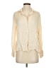 MNG 100% Viscose Solid Ivory Long Sleeve Blouse Size 4 - photo 1