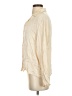 MNG 100% Viscose Solid Ivory Long Sleeve Blouse Size 4 - photo 5