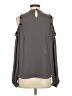 Landa by Dora Landa 100% Polyester Gray Long Sleeve Blouse Size S - photo 2