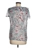 Kut from the Kloth 100% Polyester Gray Blue Short Sleeve Blouse Size M - photo 2