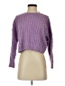 Just Fab Purple Pullover Sweater Size S - photo 1