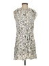 Ann Taylor LOFT Paisley Silver Ivory Casual Dress Size S - photo 1