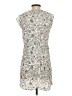 Ann Taylor LOFT Paisley Silver Ivory Casual Dress Size S - photo 2