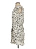 Ann Taylor LOFT Paisley Silver Ivory Casual Dress Size S - photo 5