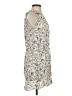 Ann Taylor LOFT Paisley Silver Ivory Casual Dress Size S - photo 4
