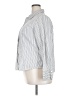 George Stripes Silver Long Sleeve Button-Down Shirt Size 18 - 20 - photo 5