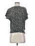 Otis & Maclain 100% Silk Polka Dots Black Short Sleeve Silk Top Size XS - photo 1