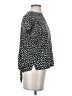 Otis & Maclain 100% Silk Polka Dots Black Short Sleeve Silk Top Size XS - photo 4