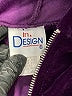 In Design 100% Polyester Purple Zip Up Hoodie Size 6X - photo 3