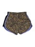 Nike 100% Polyester Leopard Print Purple Blue Athletic Shorts Size XS - photo 1