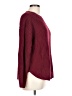 Zesica 100% Acrylic Houndstooth Burgundy Pullover Sweater Size L - photo 4
