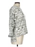 Andrea Jovine Print Silver Gray Pullover Sweater Size L - photo 4