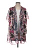 BECCA® by Rebecca Virtue 100% Polyester Pink Kimono Size XS - photo 1