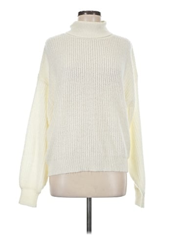Threadbare Turtleneck Sweater (view 1)