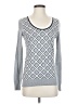Banana Republic Argyle Silver Gray Pullover Sweater Size S - photo 1