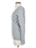 Banana Republic Argyle Silver Gray Pullover Sweater Size S - photo 5