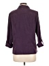 JM Collection Purple 3/4 Sleeve Button-Down Shirt Size 10 (petite) - photo 2