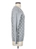 Banana Republic Argyle Silver Gray Pullover Sweater Size S - photo 4