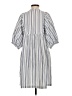 Universal Thread 100% Cotton Stripes Gray Casual Dress Size S - photo 2