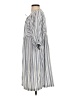 Universal Thread 100% Cotton Stripes Gray Casual Dress Size S - photo 5