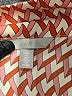 H&M 100% Polyester Print Orange Casual Dress Size S - photo 7