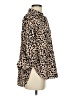 AaKaa 100% Polyester Animal Print Tan 3/4 Sleeve Blouse Size S - photo 4
