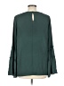 Emma & Olivia 100% Polyester Teal Long Sleeve Blouse Size L - photo 2