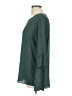 Emma & Olivia 100% Polyester Teal Long Sleeve Blouse Size L - photo 5