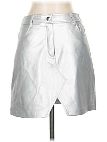Topshop Faux Leather Skirt (view 1)
