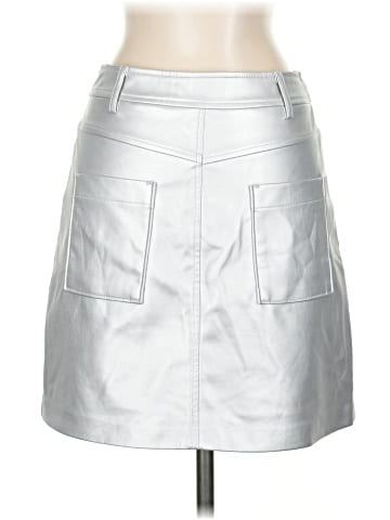 Topshop Faux Leather Skirt (view 2)