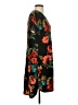 A New Day 100% Polyester Tropical Black Casual Dress Size S - photo 4