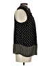 Elle 100% Polyester Black Sleeveless Blouse Size M - photo 4