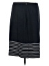 BOSS by HUGO BOSS Stripes Blue Wool Skirt Size 8 - photo 2